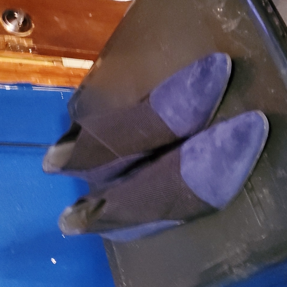 Blue 2in Heels  Bootie Boots